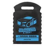 LIXEIRA PARA CARRO 175X260MM PRETO - 1X0 - 50unid