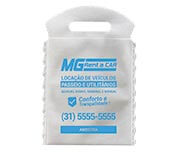 LIXEIRA PARA CARRO 175X260MM BRANCO - 1X0 - 1000unid