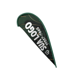WIND BANNER BANDEIRA AVULSA TECIDO OXFORD G MODELO GOTA - 4X0 - 1unid