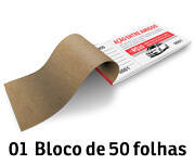 RIFA APERGAMINHADO 90G 155X75MM - 4X0 - 50unid