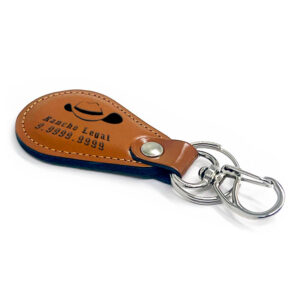 CHAVEIROS E CORDÕES GRAVAÇÃO A LASER CORINO MARROM MODELO GOTA - 1X0 - 100unid