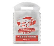 LIXEIRA PARA CARRO 175X260MM BRANCO - 1X0 - 100unid