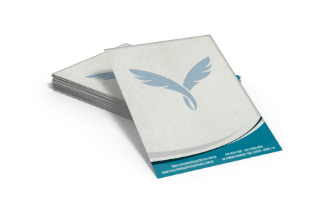 PAPEL TIMBRADO SULFITE 120G 15X21CM - 1000 UNIDADES